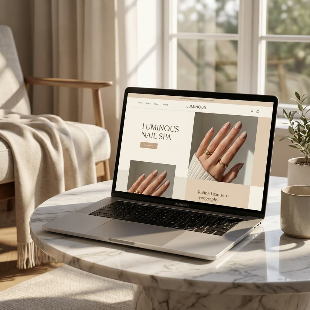 Luminous Nail Spa Website
